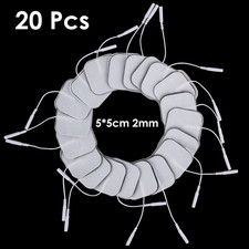 100/20PCS 5X5Cm Stimolatore Del Nervo Gel Di Silicone Elettrodi Decine Elettrodi