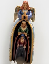 Statuina presepe Jim Shore Heartwood Creek Emmanuel Dio con noi nidificazione 4027721