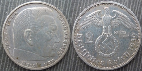 Germany reichsmark 1939 - 2,