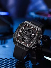 Orologio Richard Fashion Style Rapper Mille Nero Skeleton Whaterproff Spider