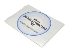 Nikon Nikonos III manuale istruzioni fotocamera subacquea - rivenditore UK