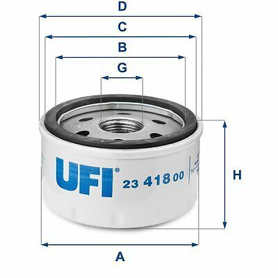 Ufi filters filtro olio - filters,,