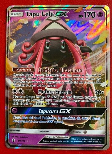 Lotto carte pokemon tapu - carte,