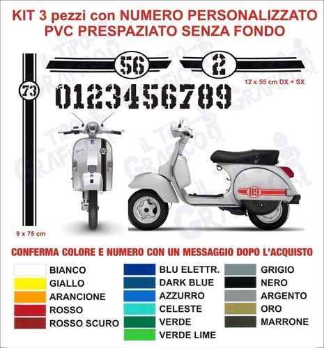 Kit adesivi vespa lml - vespa,