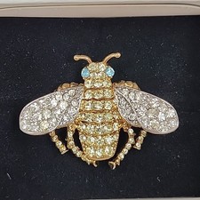 Spilla KJL Kenneth Jay Lane QUEEN BEE Bug in scatola