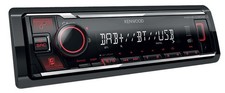 Kenwood KMM-BT408DAB Autoradio 1 DIN DAB+ USB BT Android Rosso