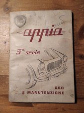 Libretto Uso e Manutenzione Lancia Appia III Serie