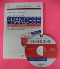 book libro+CD Elena Cordani Cecile Guerin MIGLIORA IL TUO FRANCESE DEVECCH (L21)