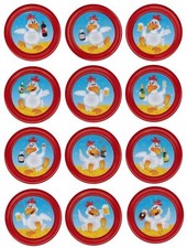 12 adesivi o chip di gioco