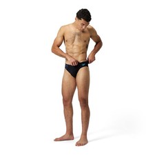 Speedo Costume Nuoto Da Allenamento Uomo 7cm Tech Panel Brief Black Cobalt Pop