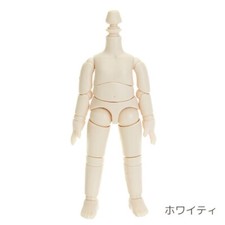 11cm Obitsu body Whitey Matte skin with magnet 11BD-D01MW-G