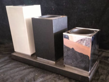 Athena Lampada da Parete Applique CUBO Originale Made in Italy Anni 70 Space-Age