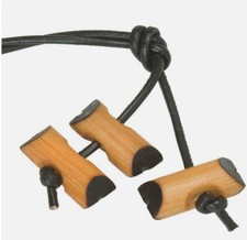 Woodbadge set 3 perline forma