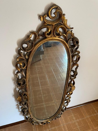 Specchio parete ovale con - parete,