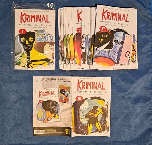 Kriminal anastatica fascicoli - kriminal,