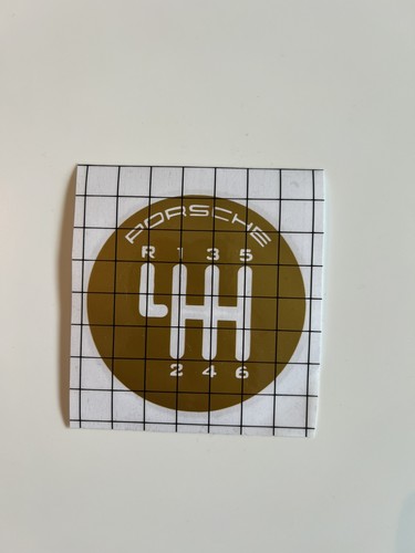 Porsche manual sticker glass - /,