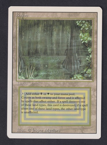 Magic mtg bayou revised - revised,