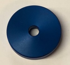 Adattatore Universale 45 Giri Alluminio x Giradischi Piatti Vinile Disco 7" BLUE