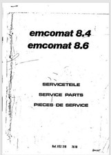 Manuale ricambi tornio Emcomat