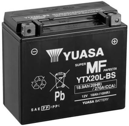 Batteria moto yuasa ytx20l - batteria,