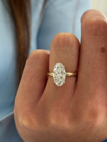 Anello solitario diamante - solitario,