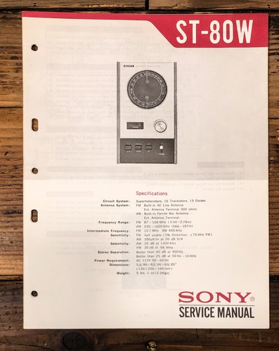 Sony 80w sintonizzatore - st-80w,