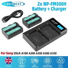 2x Batteria NP-FM500H per Sony