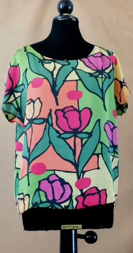 Blusa poliestere raso - in,