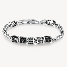 Stainless steel bracelet with