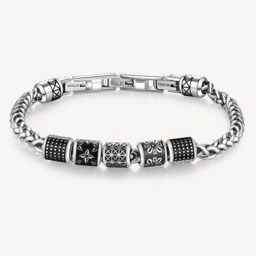 Bracciale acciaio inox con - bracciale,