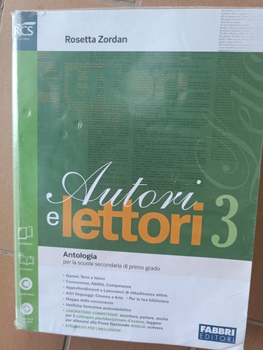 Autori lettori quaderno con - e,