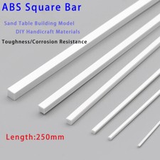 ABS White Solid Square Rod Bar