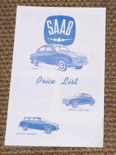 Listino prezzi saab - listino,