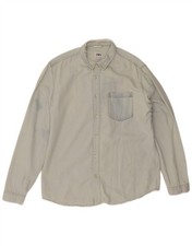 Zara Camicia Uomo Denim XL Blu