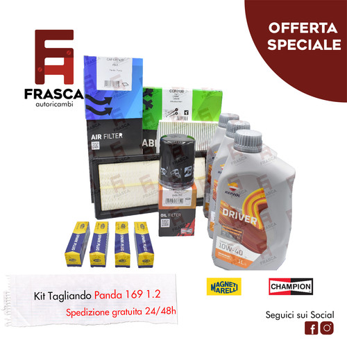 Kit tagliando tre filtri 4 - tagliando,