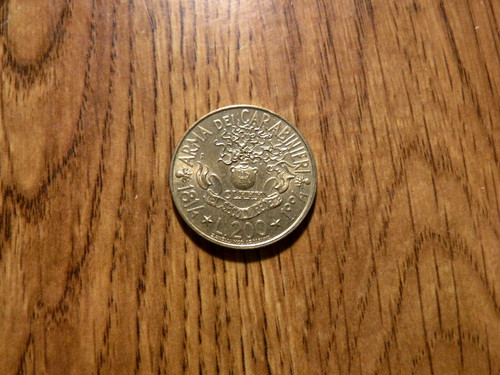Italy 200 lire - coin, (914)