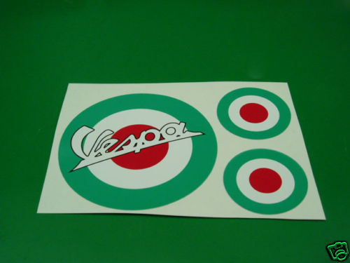 Vespa mod target adesivi - vespa,