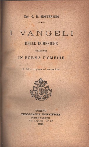 Vangeli delle domeniche - i,