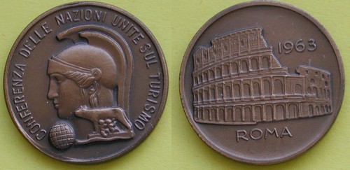 Medaglia gettone italia 1963 - medaglia,