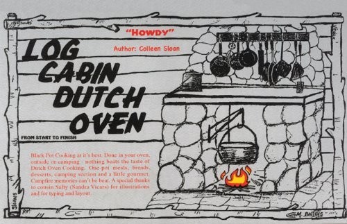 Log cabin dutch oven - log,