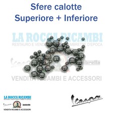Kit sfere calotte sterzo vespa - sfere,