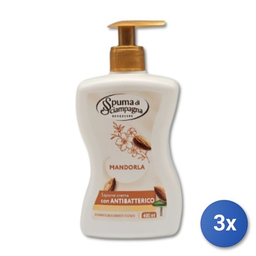 Spuma sciampagna sapone - 3x,