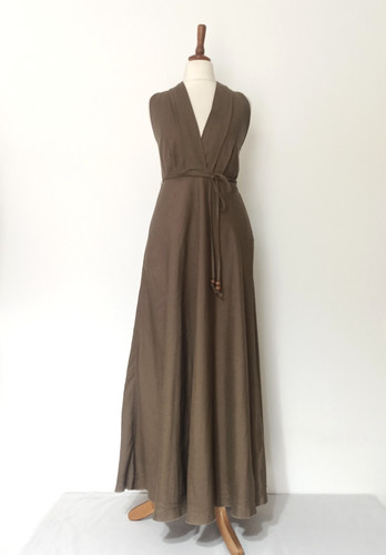Abito midi zara misto - in, lino