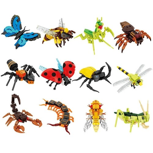 Insetti animali set - e,
