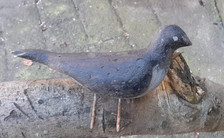 VECCHIO STAMPO DA CACCIA RICHIAMO D'EPOCA IN LEGNO