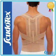 RADDRIZZASPALLE SOSTENITIVO CON FASCIA LOMBARE E TIRANTI REGOLABILE TRASPIRANTE