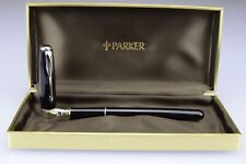 Parker "Sonnet" Stilografica "Lacca-Black" Nib "F" Oro 18Kt-750 France 1990s