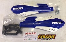 paramani universali CIRCUIT bicomponente blu e bianchi - Moto cross enduro quad
