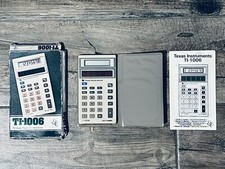 Calcolatrice vintage TEXAS INTRUMENTS TI-1006 (1982- ITALY)
