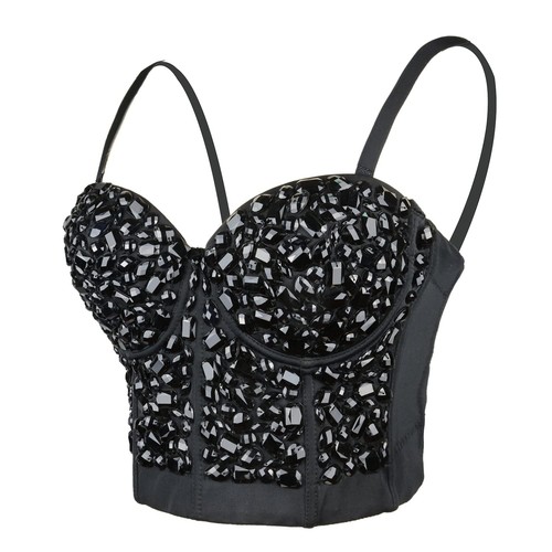 Women sexy rhinestone punk - sexy,